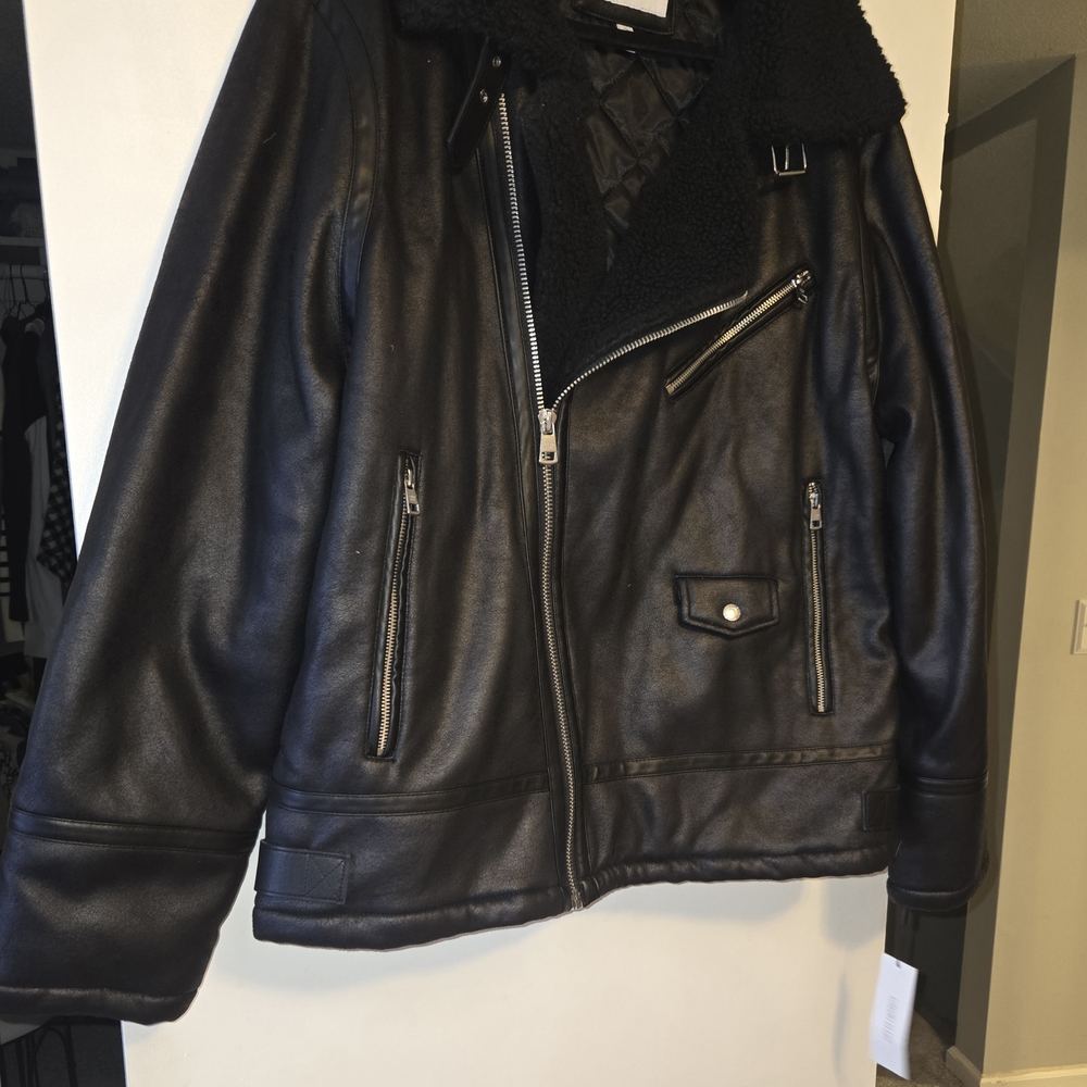 Calvin Klein Black Bomber Jacket